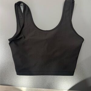 Women's Black Sleeveless WorkoutTop